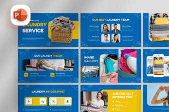 Laundry Service PowerPoint Template